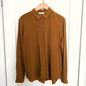 Other Stories Silk Button-Up - Size 10